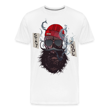 Charger l&#39;image dans la galerie, Homme T-shirt Hipster Skulls stay cool - blanc
