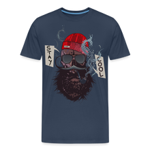 Charger l&#39;image dans la galerie, Homme T-shirt Hipster Skulls stay cool - bleu marine
