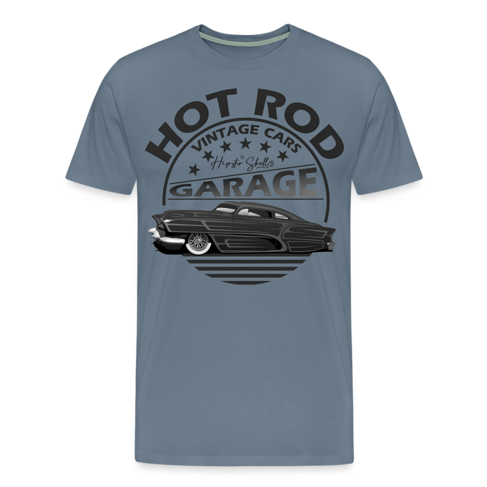 T-shirt Homme Hot Rod Garage 2 - gris bleu