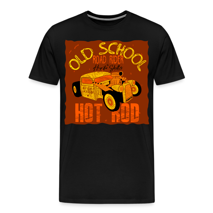 T-shirt Homme Hot Rod Old School - noir