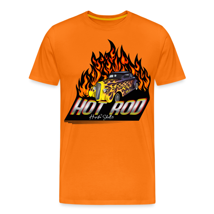 T-shirt Homme Hot Rod Traction - orange