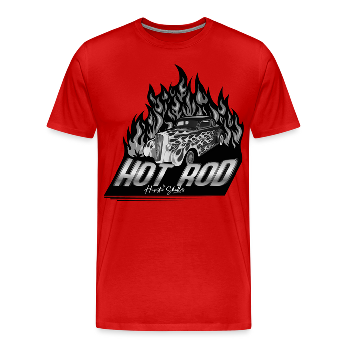 T-shirt Homme Hot Rod Traction 2 - rouge