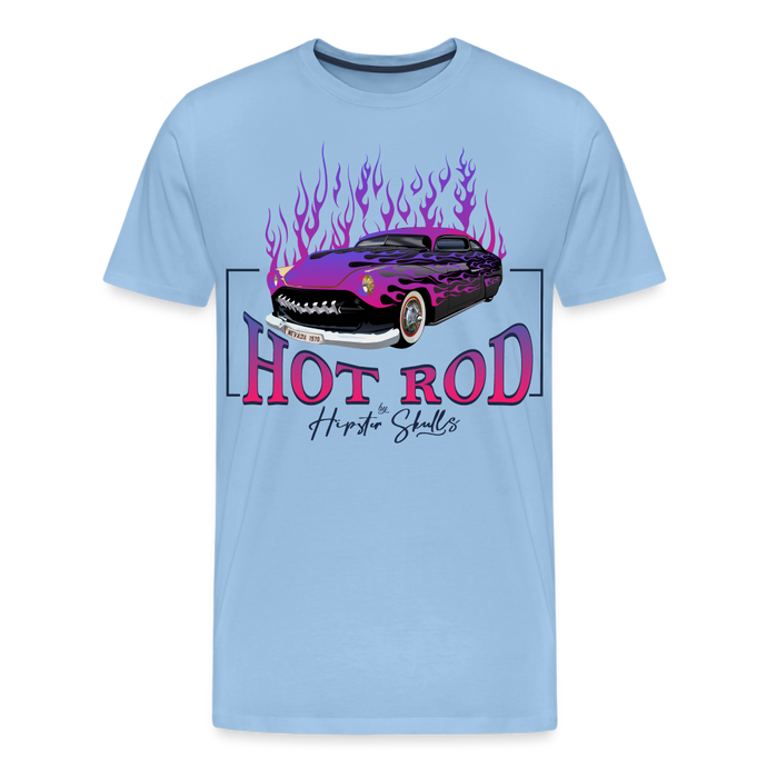 T-shirt Homme Hot Rod Vintage Nevada - ciel