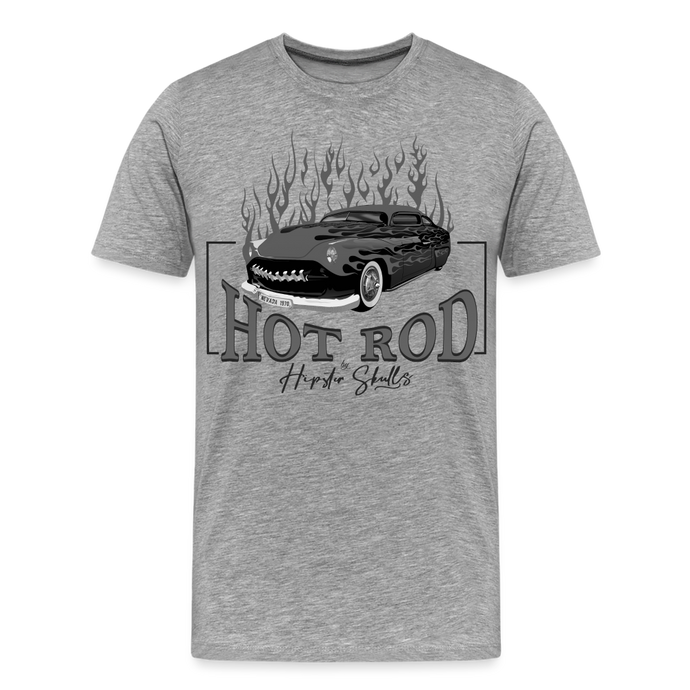 T-shirt Homme Hot Rod Vintage Nevada 2 - gris chiné