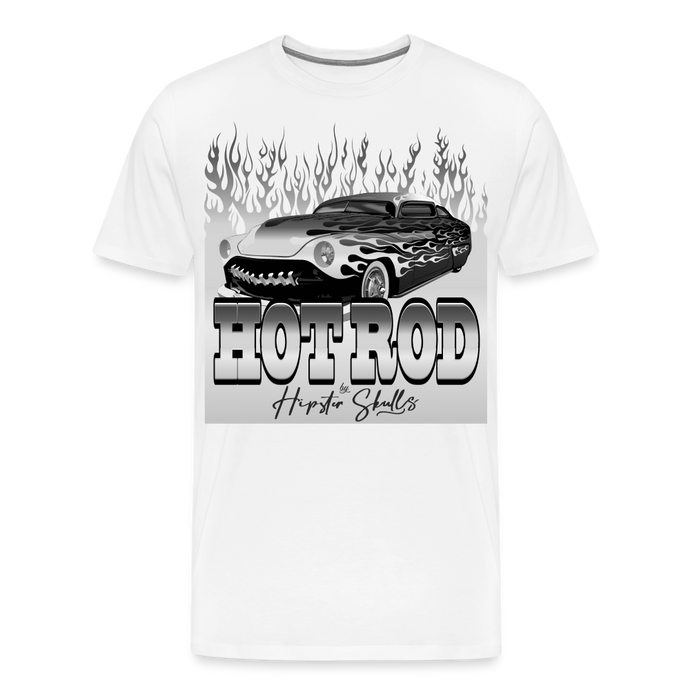 T-shirt Homme Hot Rod Car Vintage 2 - blanc