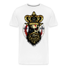 Charger l&#39;image dans la galerie, T-shirt Homme Hipster Skulls King - blanc
