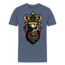 Charger l&#39;image dans la galerie, T-shirt Homme Hipster Skulls King - bleu chiné
