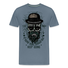 Charger l&#39;image dans la galerie, T-shirt Homme Keep Going - gris bleu
