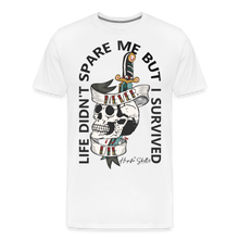 Charger l&#39;image dans la galerie, T-shirt Homme Old School Never Die - blanc
