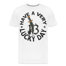 Charger l&#39;image dans la galerie, T-shirt Homme Have a very lucky day - blanc
