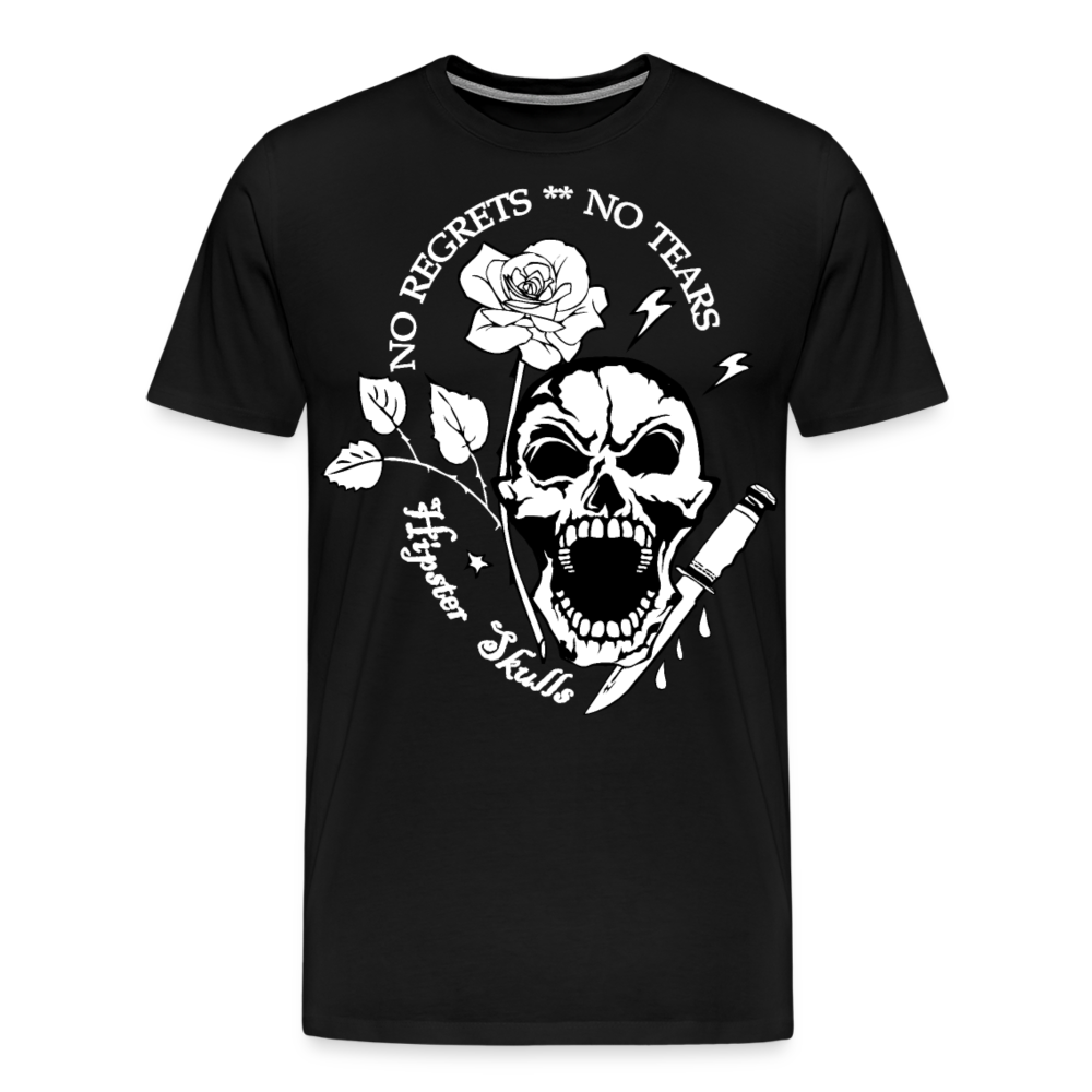 T-shirt Homme No regrets No tears - noir