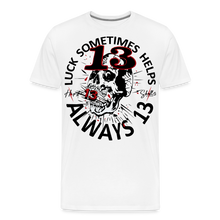 Charger l&#39;image dans la galerie, T-shirt Homme Luck something helps - blanc
