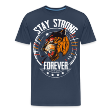 Charger l&#39;image dans la galerie, T-shirt Homme Stay strong tiger - bleu marine
