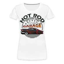 Charger l&#39;image dans la galerie, T-shirt Femme Hot rod Garage - blanc
