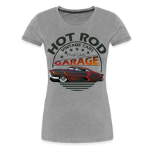 Charger l&#39;image dans la galerie, T-shirt Femme Hot rod Garage - gris chiné
