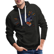 Charger l&#39;image dans la galerie, Sweat-shirt à capuche hommes Panthère Wild Free - charbon
