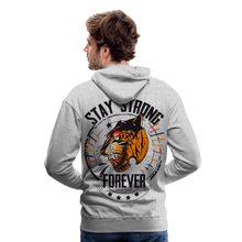 Charger l&#39;image dans la galerie, Sweat-shirt à capuche hommes Tiger Stay Strong 2 - gris chiné
