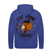 Charger l&#39;image dans la galerie, Sweat-shirt à capuche hommes Tiger Stay Strong 2 - bleu royal
