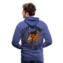 Charger l&#39;image dans la galerie, Sweat-shirt à capuche hommes Tiger Stay Strong 2 - bleu royal
