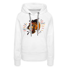 Charger l&#39;image dans la galerie, Sweat-shirt à capuche femmes Tiger Stay Strong 2 - blanc
