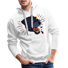 Charger l&#39;image dans la galerie, Sweat-shirt à capuche hommes Panthère Wild Free 2 - blanc
