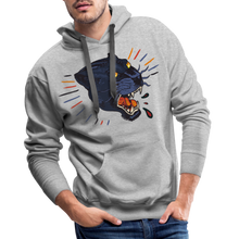 Charger l&#39;image dans la galerie, Sweat-shirt à capuche hommes Panthère Wild Free 2 - gris chiné
