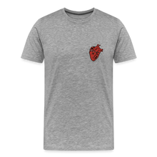 Charger l&#39;image dans la galerie, T-shirt Homme Heart Old school - gris chiné
