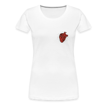 Charger l&#39;image dans la galerie, T-shirt Femme Heart old school - blanc
