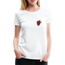 Charger l&#39;image dans la galerie, T-shirt Femme Heart old school - blanc
