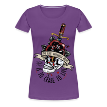 Charger l&#39;image dans la galerie, T-shirt Femme Tattoo Hope - violet
