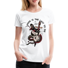 Charger l&#39;image dans la galerie, T-shirt Femme Hope Last To Die - blanc
