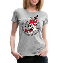 Charger l&#39;image dans la galerie, T-shirt Femme Old School Tattoo From death to life - gris chiné
