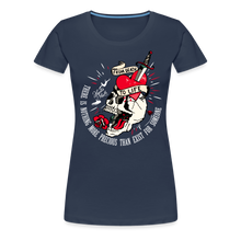 Charger l&#39;image dans la galerie, T-shirt Femme Old School Tattoo From death to life noir - bleu marine
