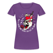 Charger l&#39;image dans la galerie, T-shirt Femme Old School Tattoo From death to life noir - violet
