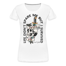 Charger l&#39;image dans la galerie, T-shirt Femme Old School Never Die - blanc
