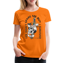 Charger l&#39;image dans la galerie, T-shirt Femme Old School Never Die - orange
