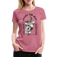 Charger l&#39;image dans la galerie, T-shirt Femme Old School Never Die - mauve
