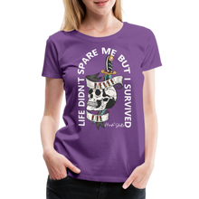 Charger l&#39;image dans la galerie, T-shirt Femme Old School Never Die 2 - violet
