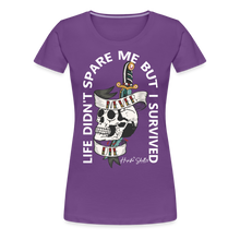 Charger l&#39;image dans la galerie, T-shirt Femme Old School Never Die 2 - violet
