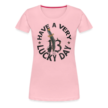 Charger l&#39;image dans la galerie, T-shirt Femme Have a very lucky day - rose liberty
