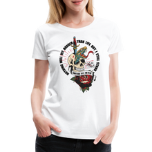 Charger l&#39;image dans la galerie, T-shirt Femme Courage has no age - blanc
