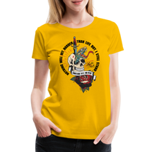 Charger l&#39;image dans la galerie, T-shirt Femme Courage has no age - jaune soleil
