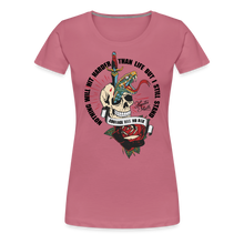 Charger l&#39;image dans la galerie, T-shirt Femme Courage has no age - mauve
