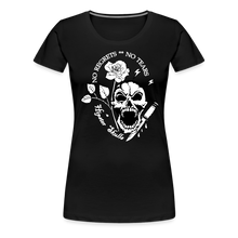 Charger l&#39;image dans la galerie, T-shirt Femme No regrets No tears - noir
