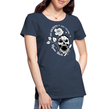 Charger l&#39;image dans la galerie, T-shirt Femme No regrets No tears - bleu marine
