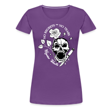 Charger l&#39;image dans la galerie, T-shirt Femme No regrets No tears - violet
