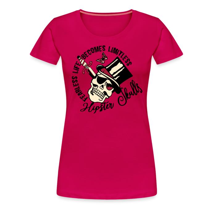 T-shirt Femme Fearless Life - rubis