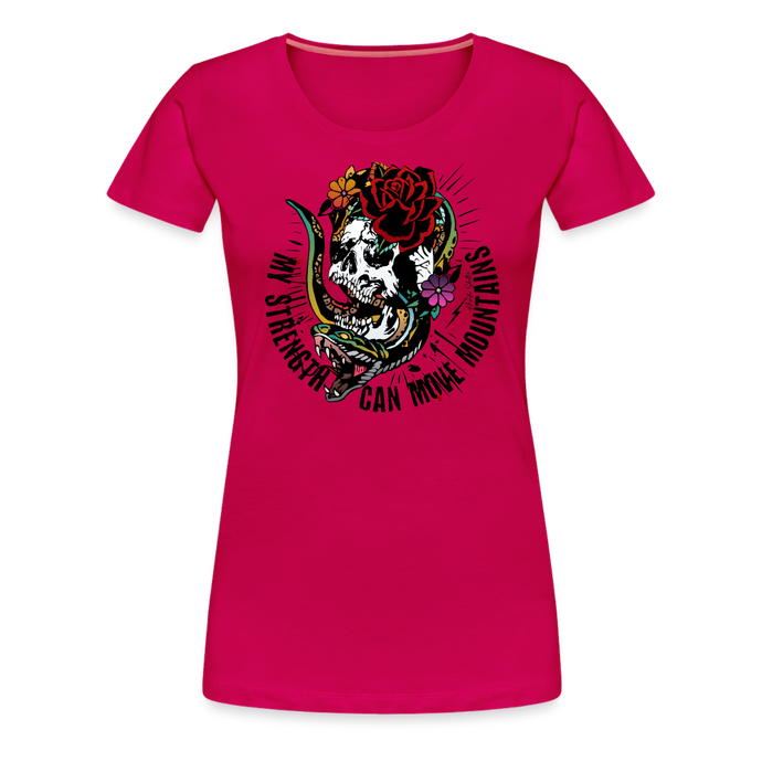 T-shirt Femme My strength - rubis