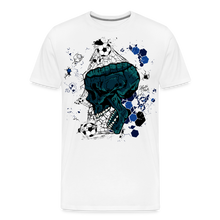 Charger l&#39;image dans la galerie, T-shirt Homme Skull Soccer - blanc
