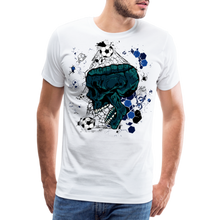 Charger l&#39;image dans la galerie, T-shirt Homme Skull Soccer - blanc
